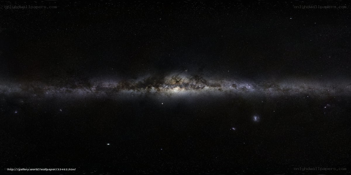 Milky Way galaxy panorama