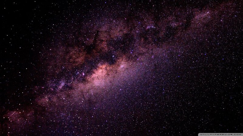 Milky Way Galaxy — Purple, Cosmic, Night, Photograph, Stars