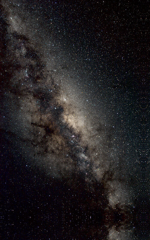 Milky Way galaxy view