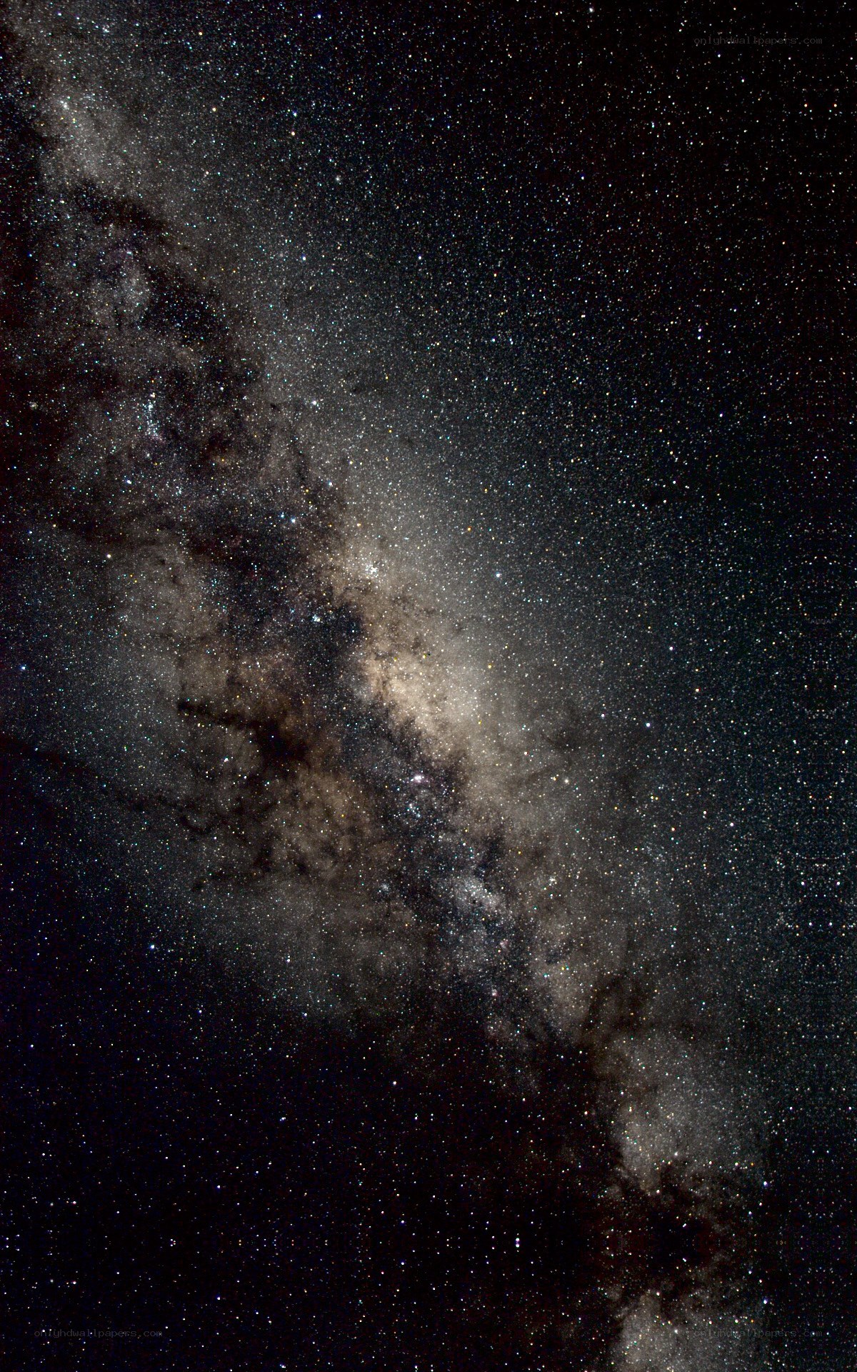 Milky Way galaxy view
