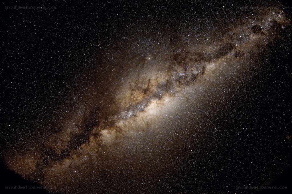 Milky Way galaxy view