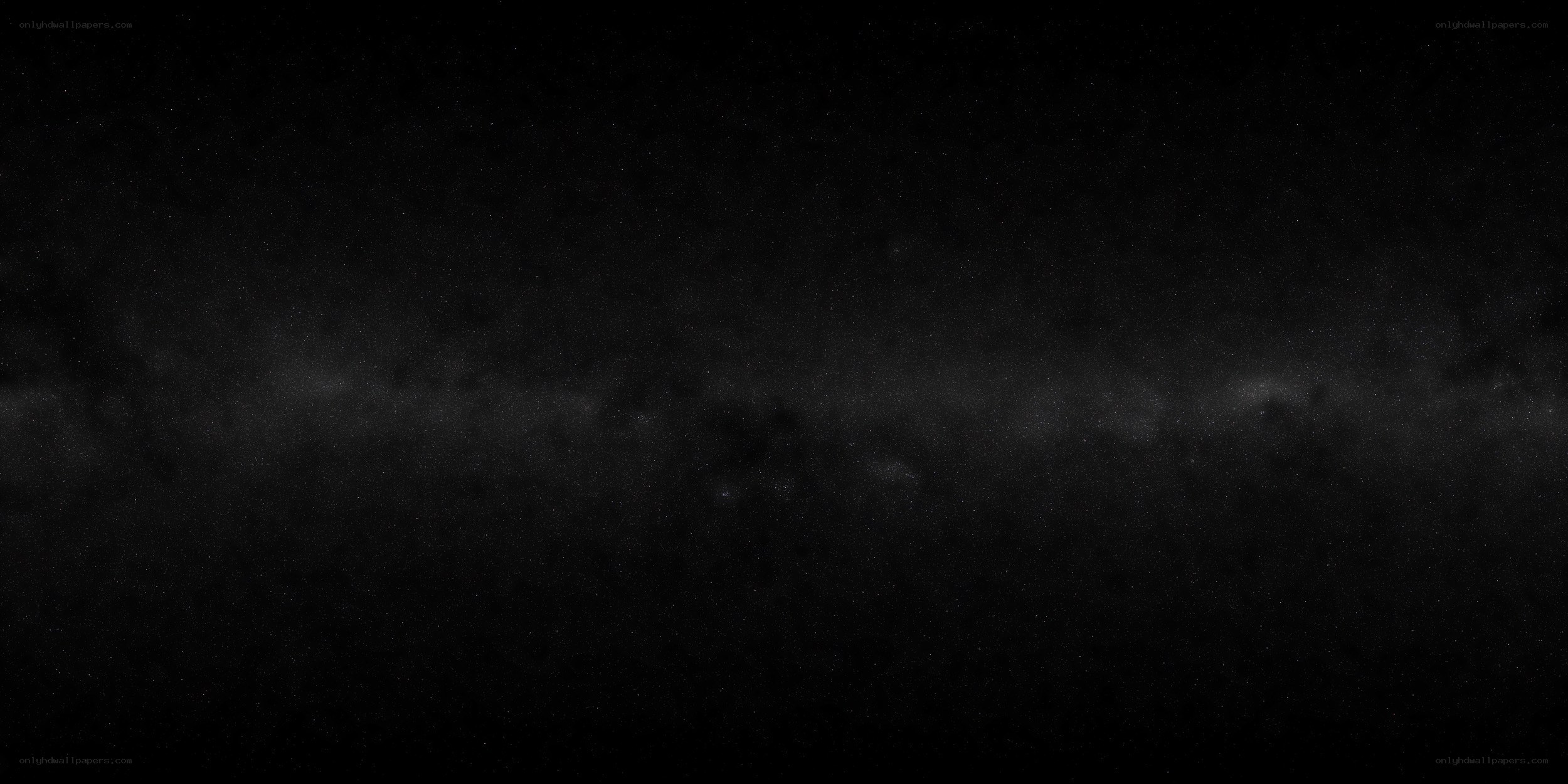 Milky Way galaxy view