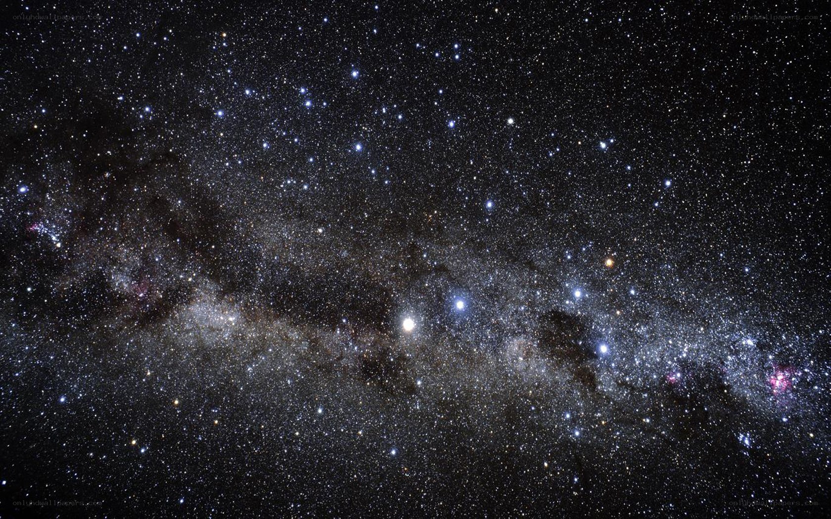 Milky Way galaxy view