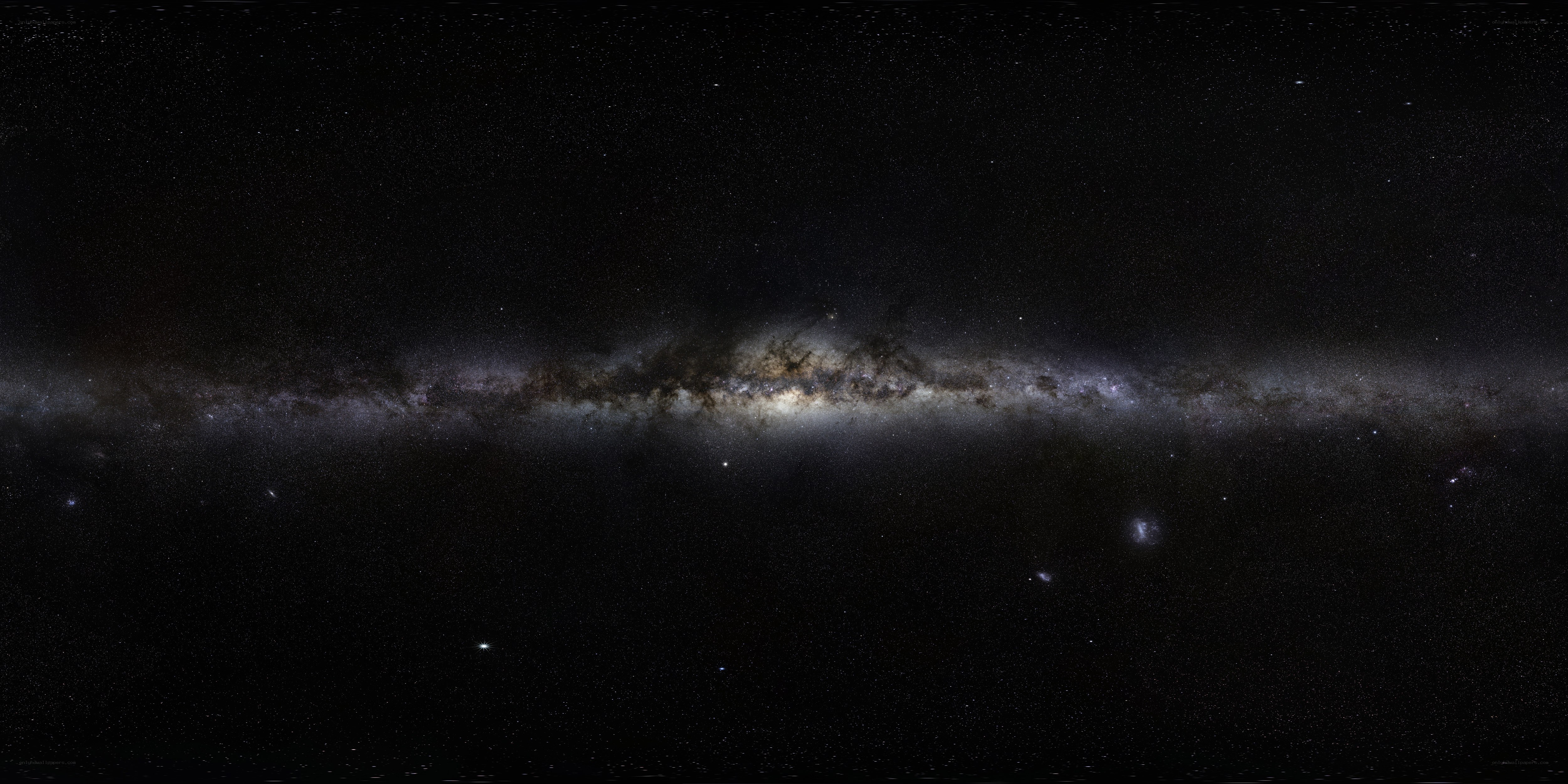 Milky Way galaxy view
