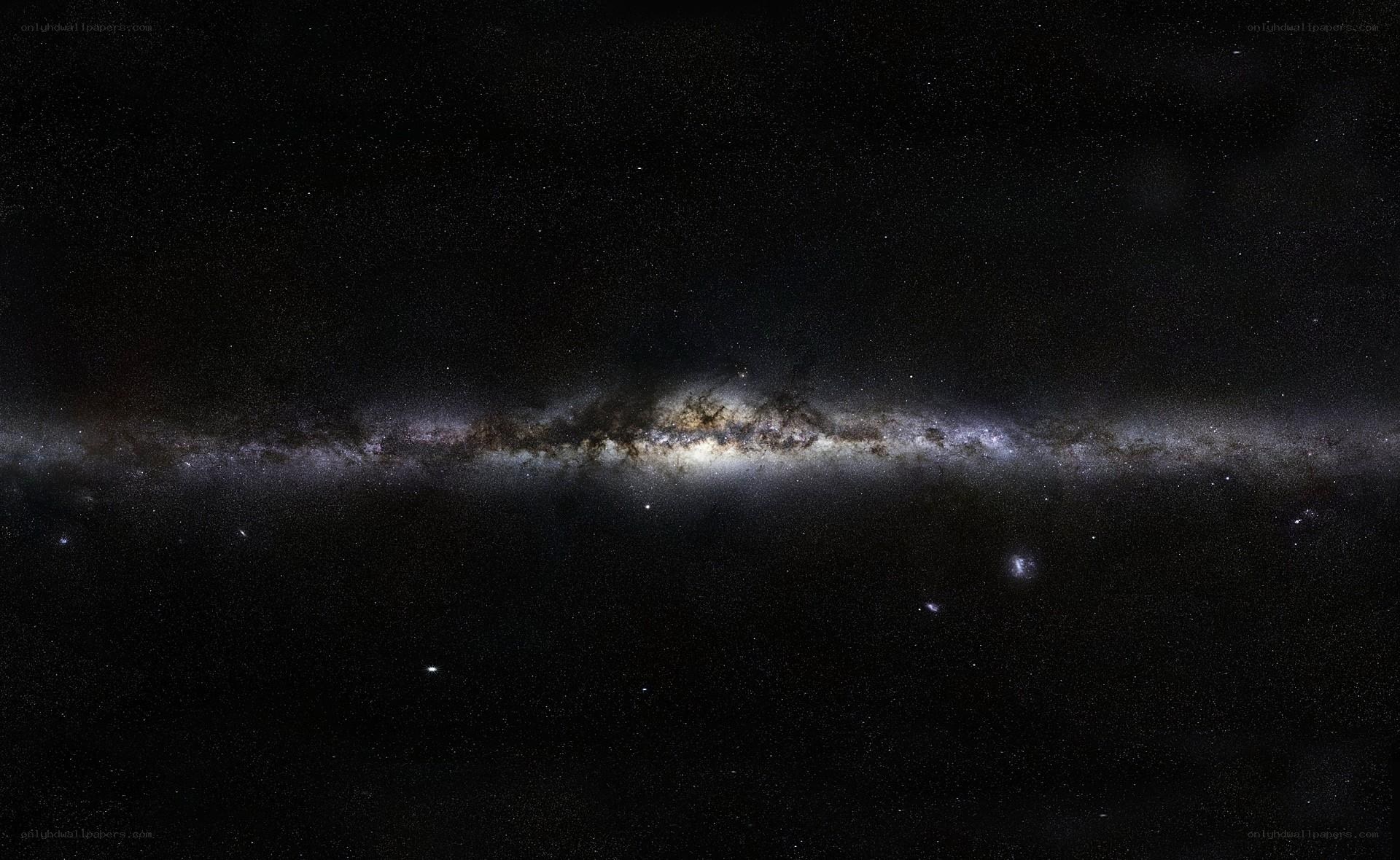 Milky Way galaxy view