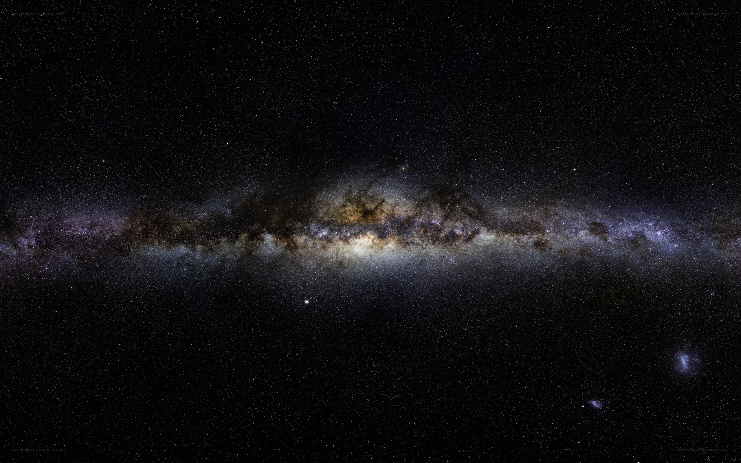 Milky Way galaxy view