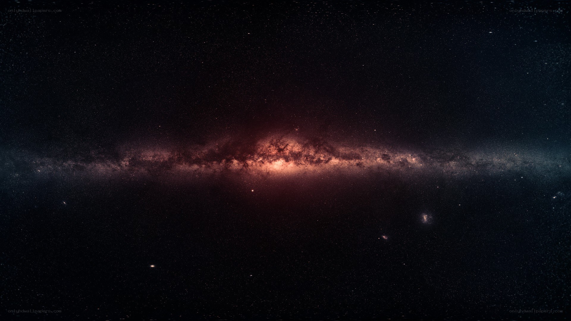 Milky Way galaxy view
