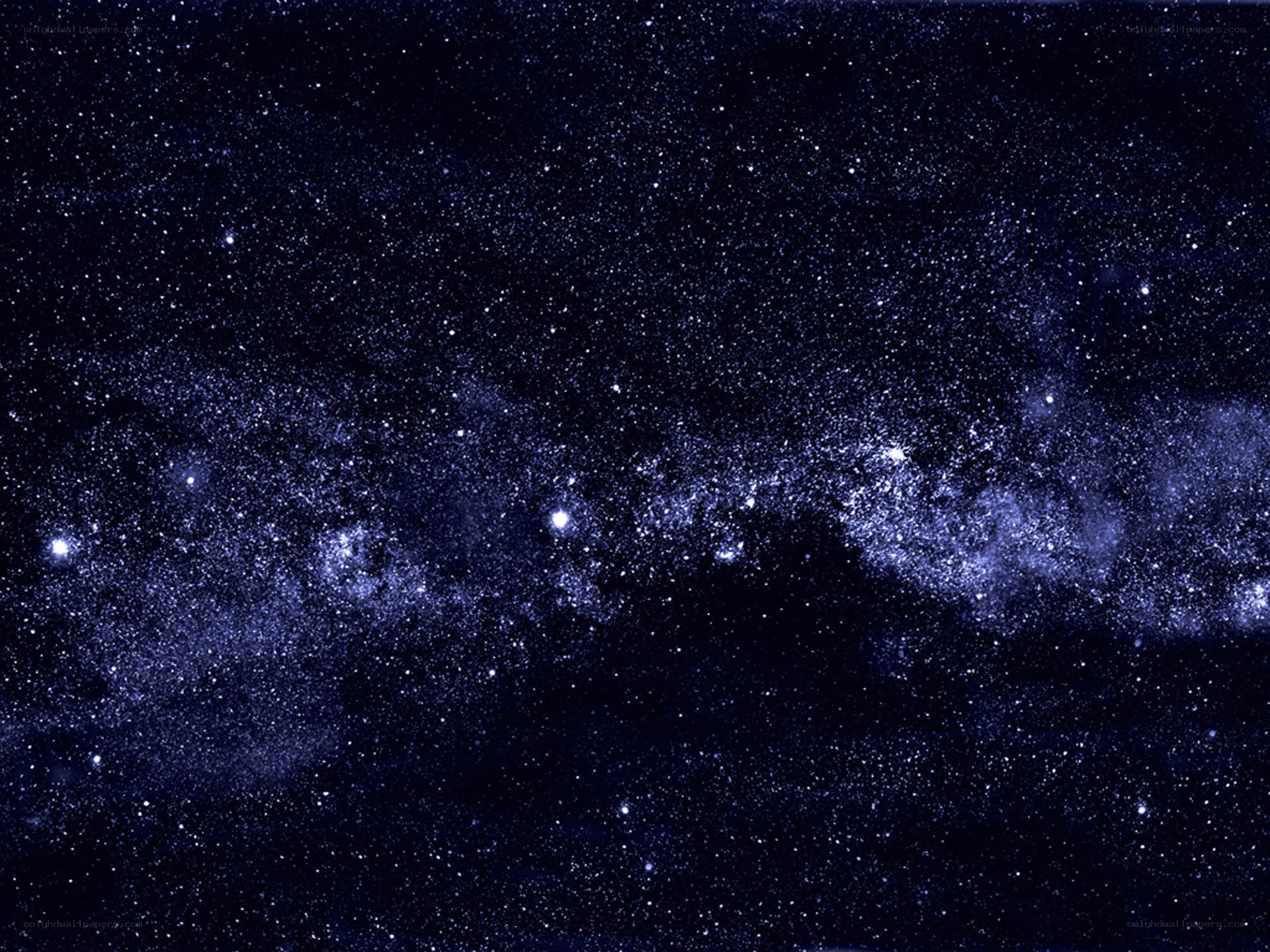 Milky Way galaxy view