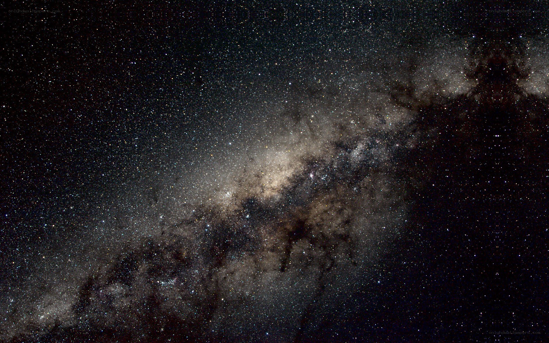 Milky Way galaxy view