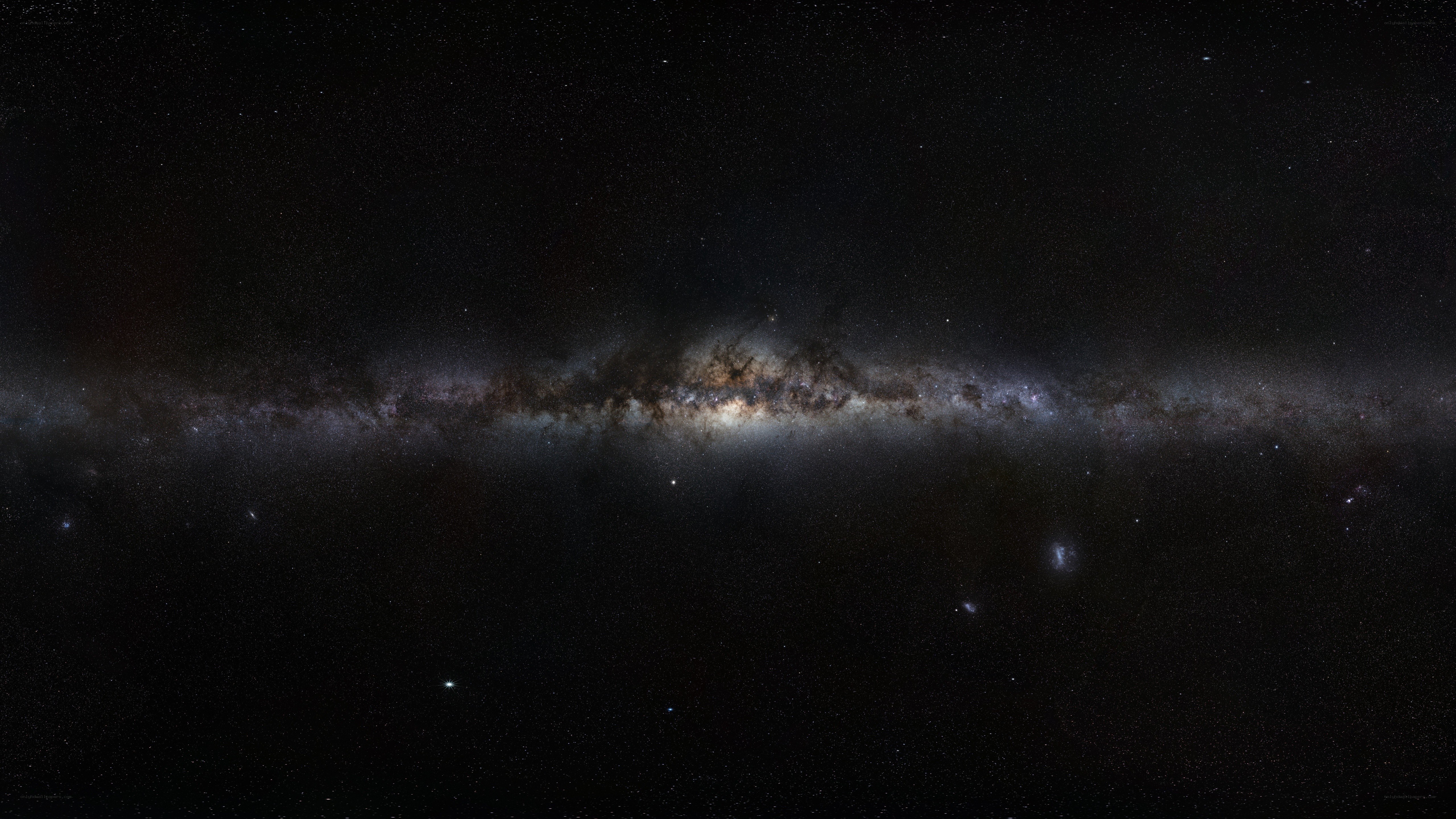 Milky Way galaxy view