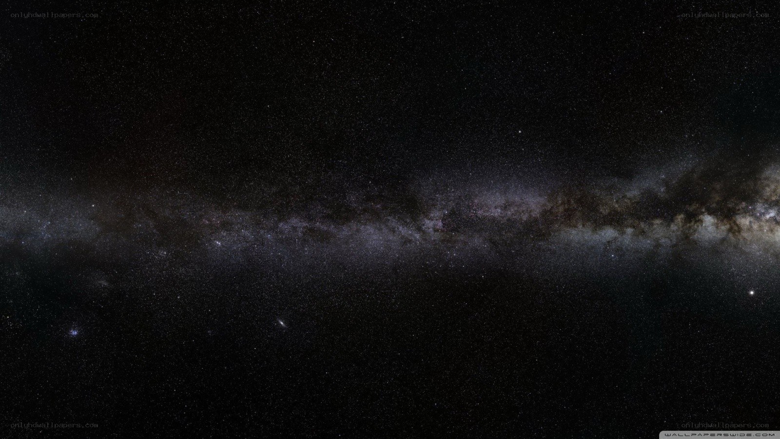 Milky Way galaxy view