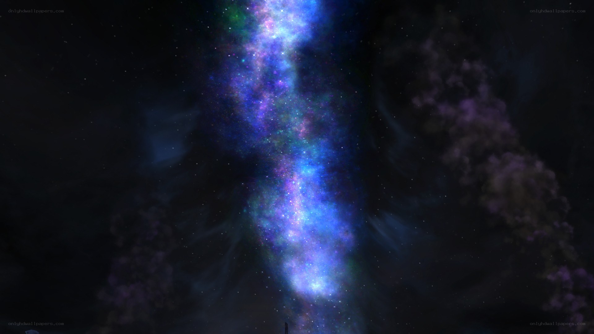 Milky Way galaxy view
