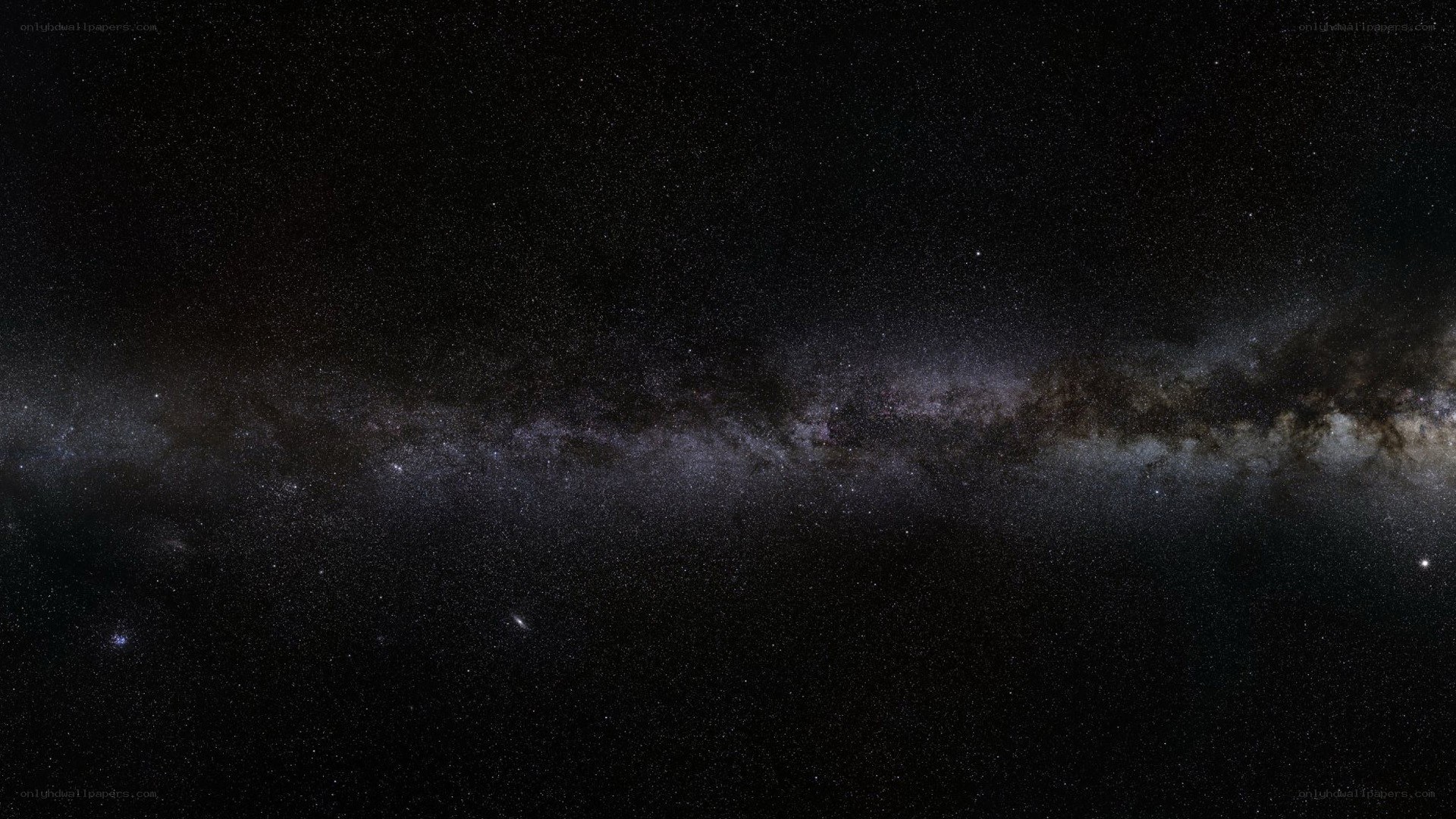 Milky Way galaxy view