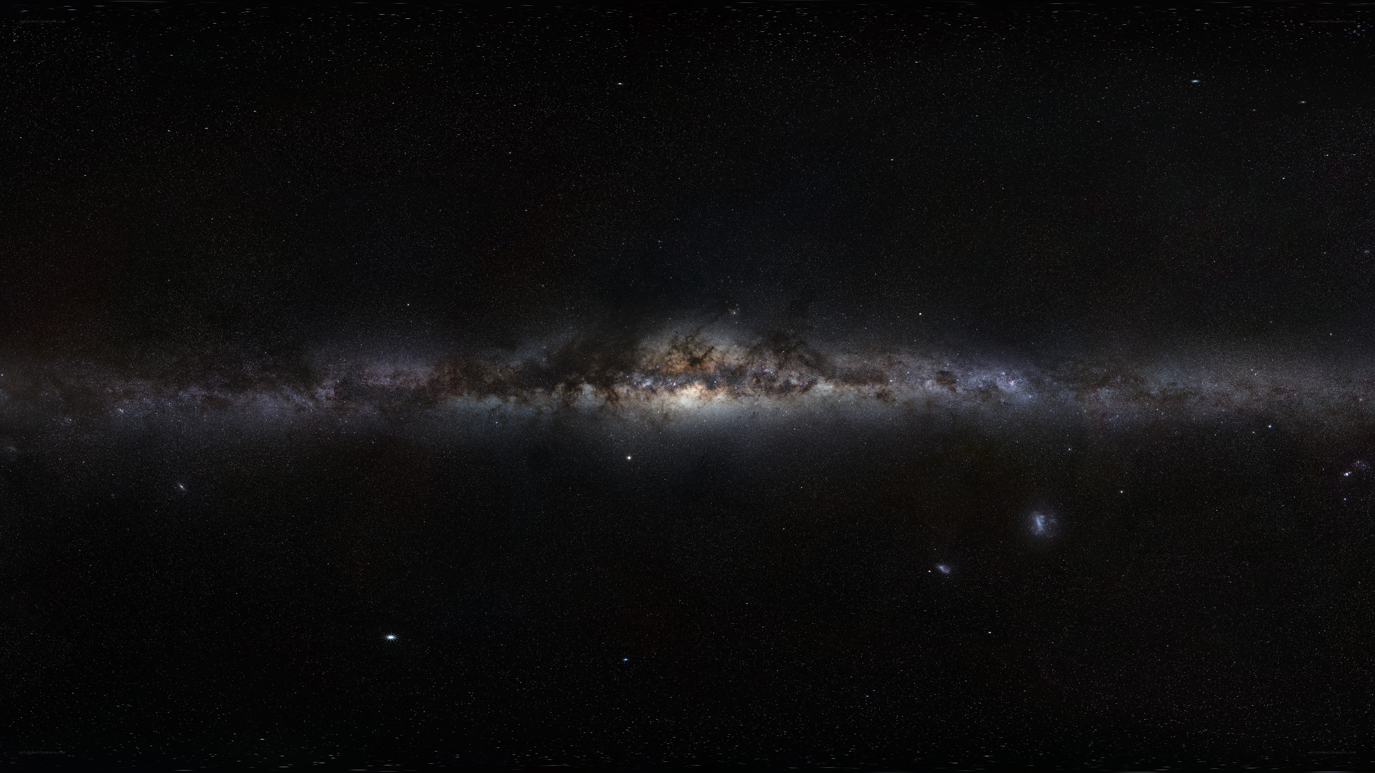 Milky Way galaxy view