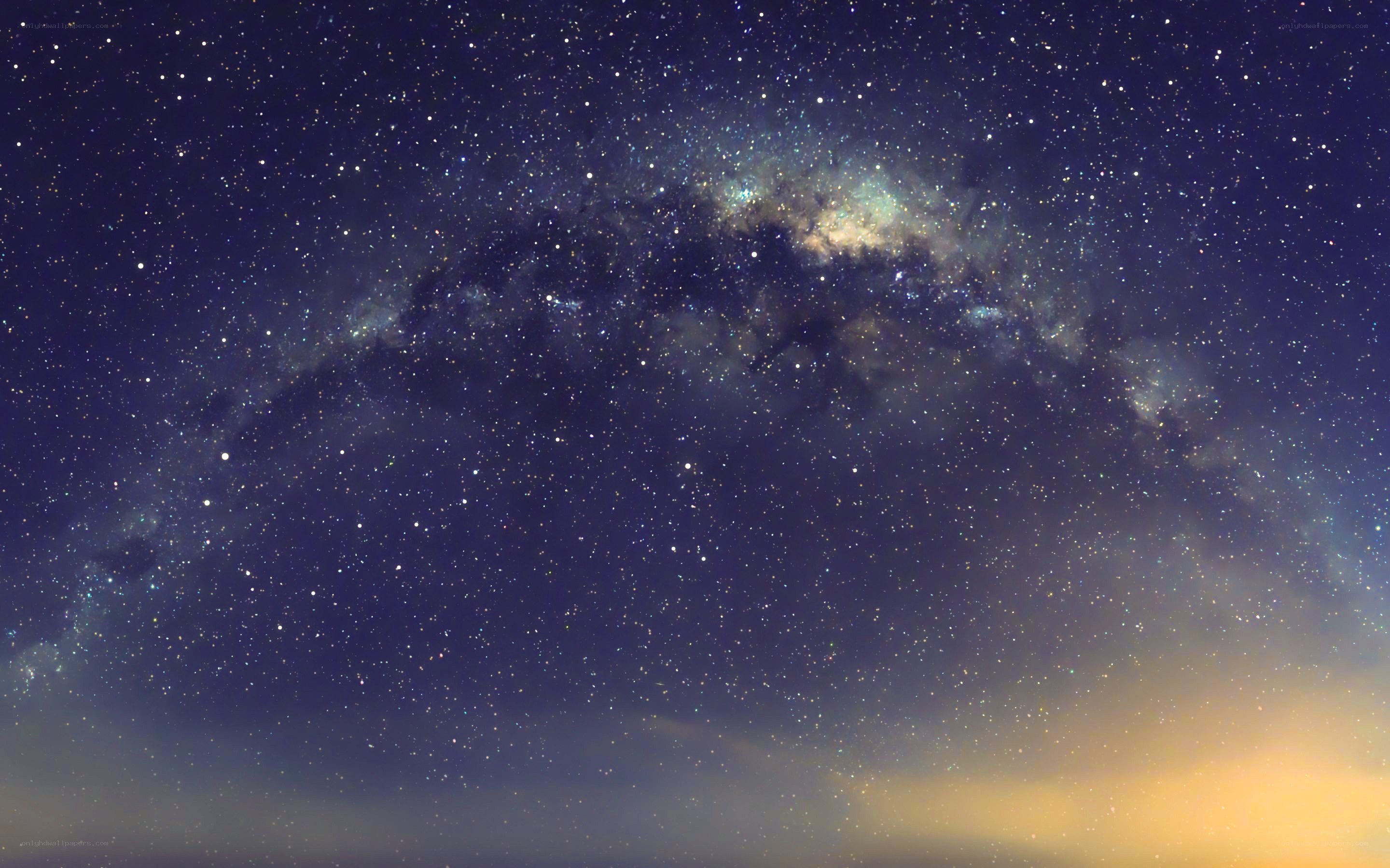 Milky Way galaxy view