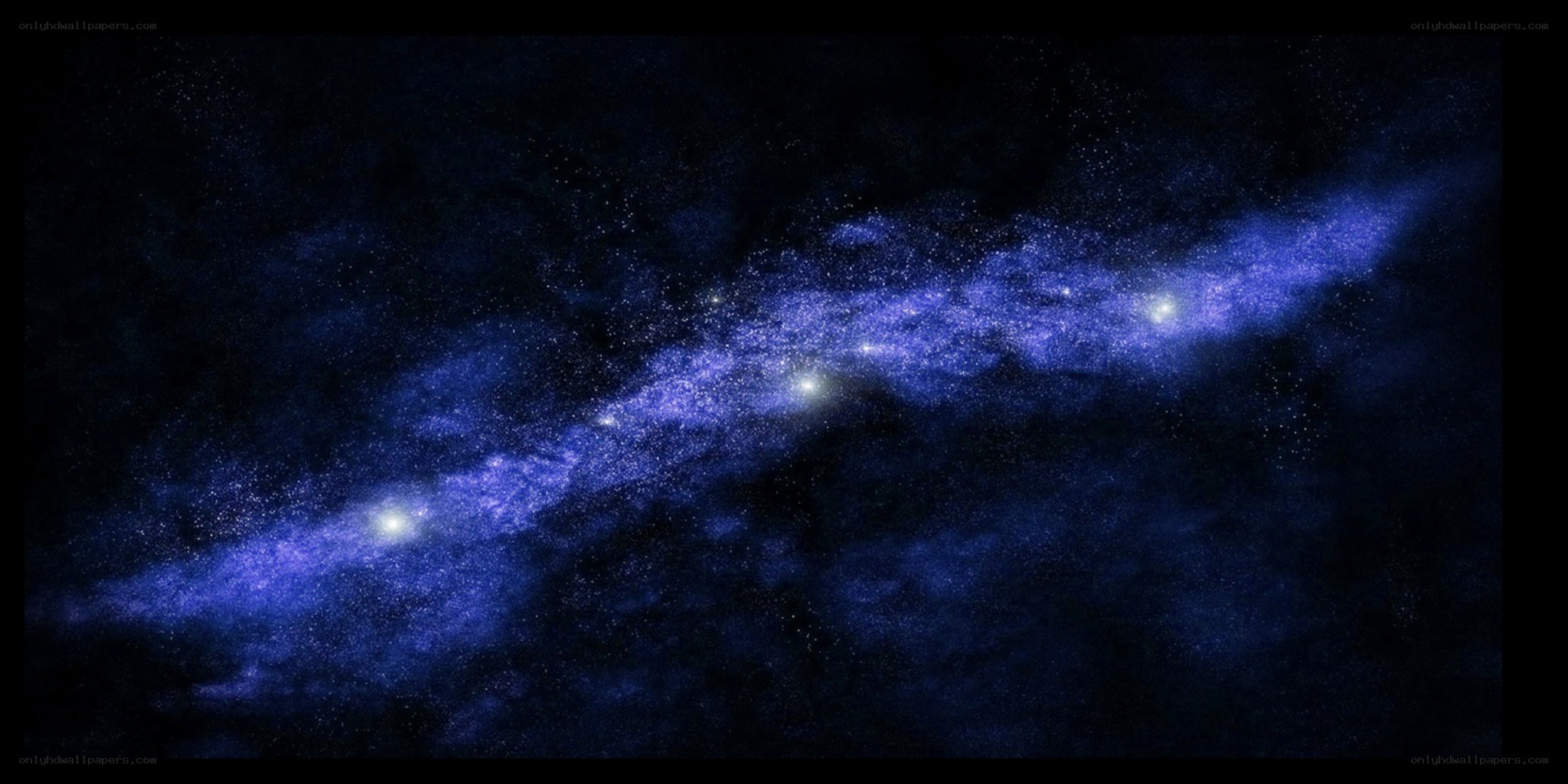 Milky Way galaxy view