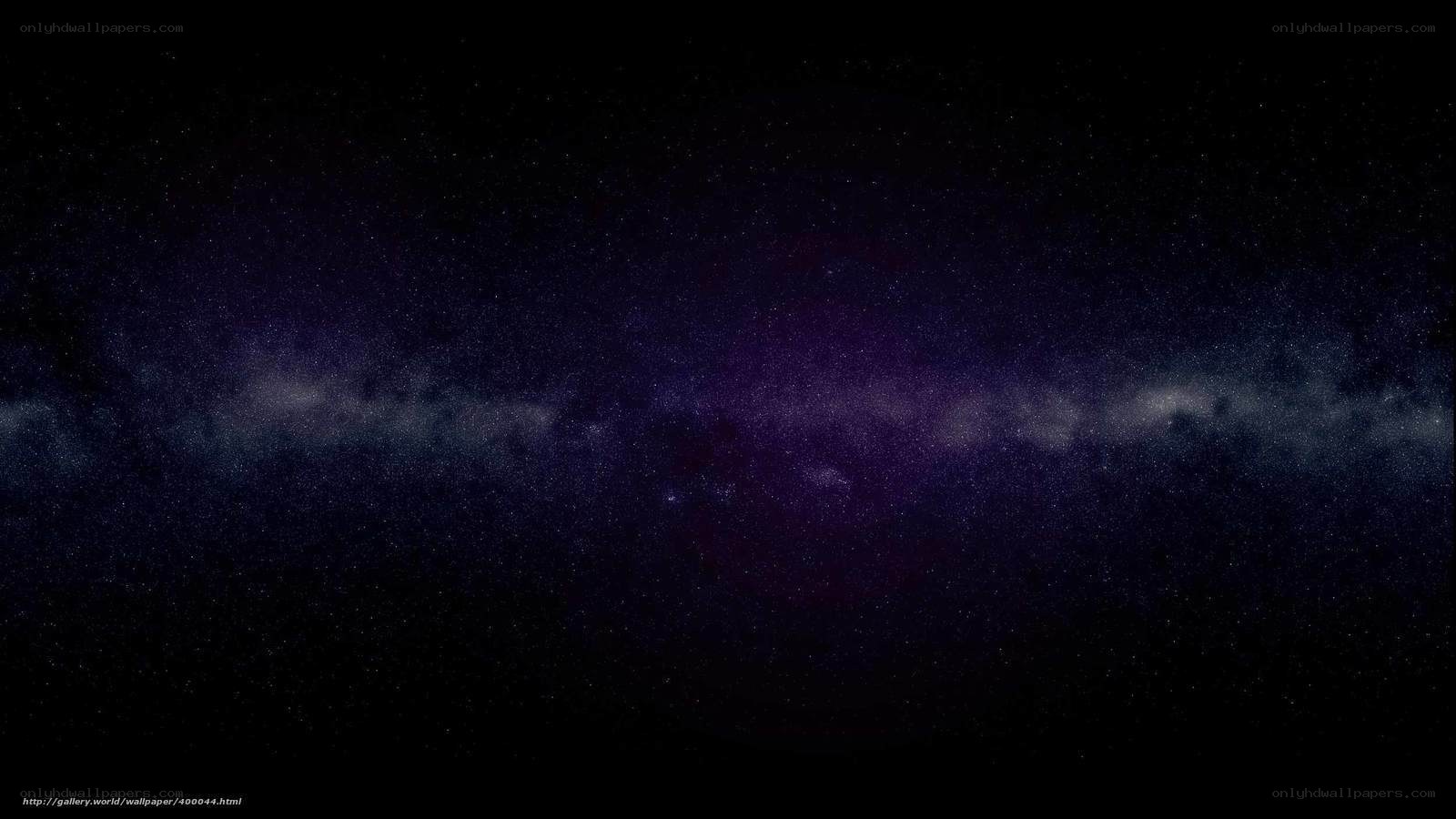 Milky Way galaxy view
