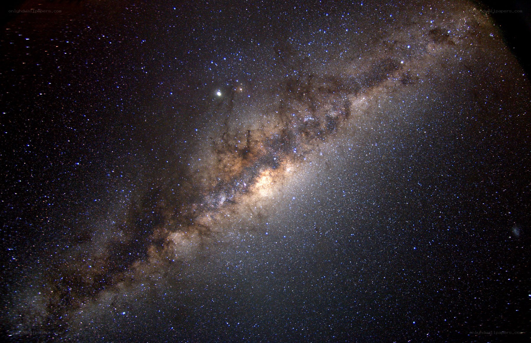 Milky Way galaxy view