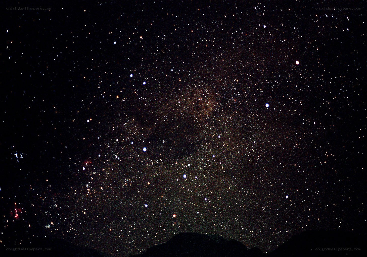 Milky Way galaxy view