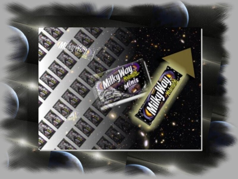 Milky Way Minis in space
