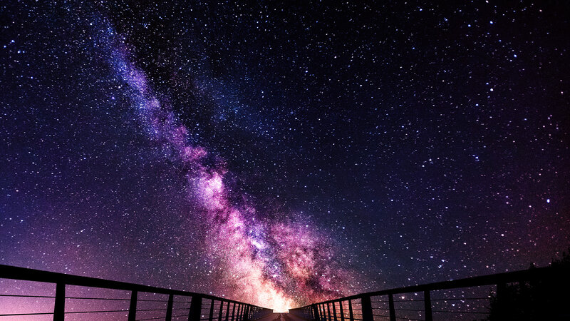 Milky Way over Bridge