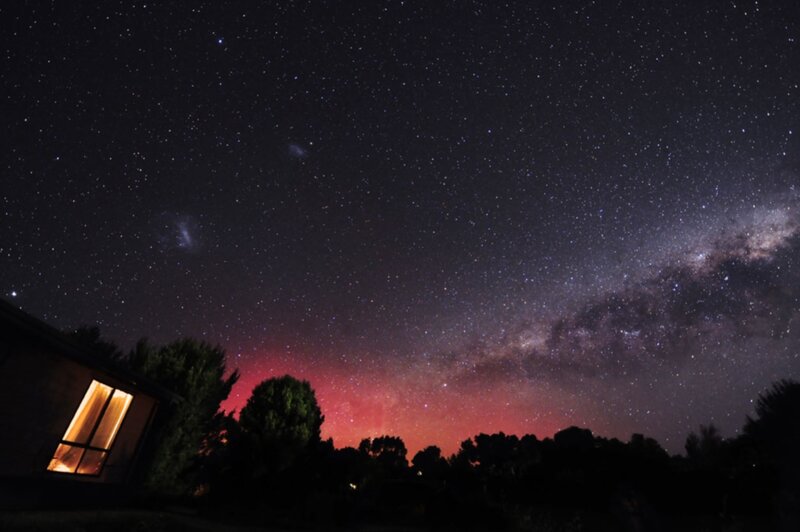 Milky Way over Cabin