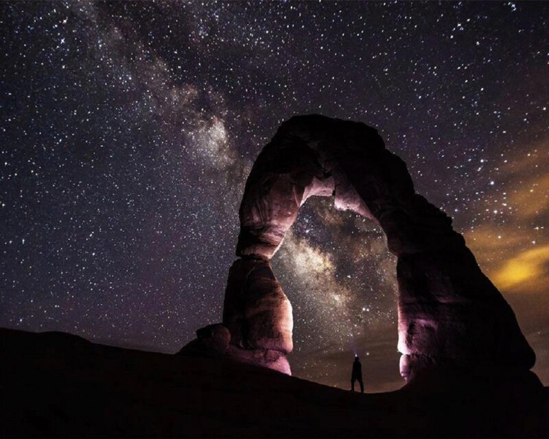 Milky Way over Delicate Arch