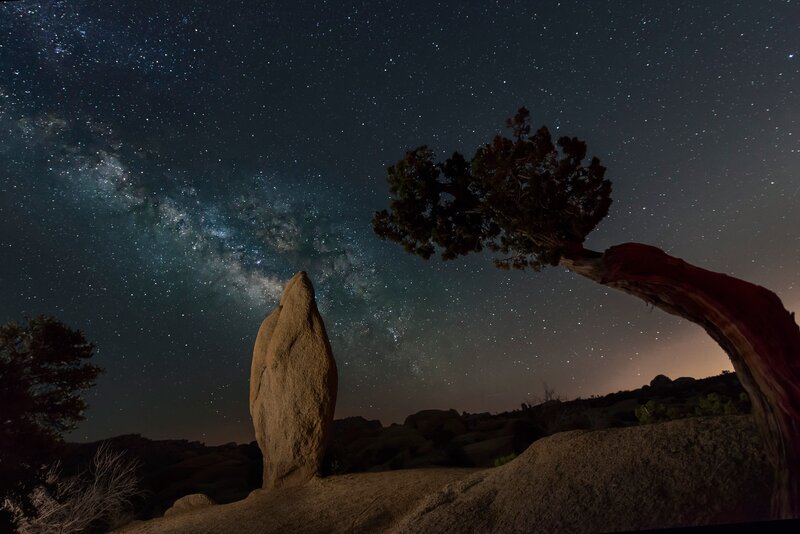 Milky Way over Desert Rock