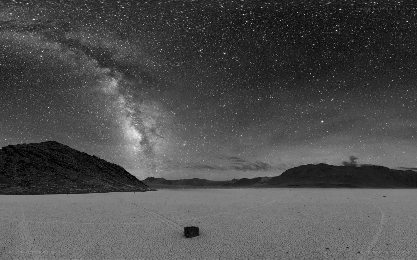 Milky Way over desert