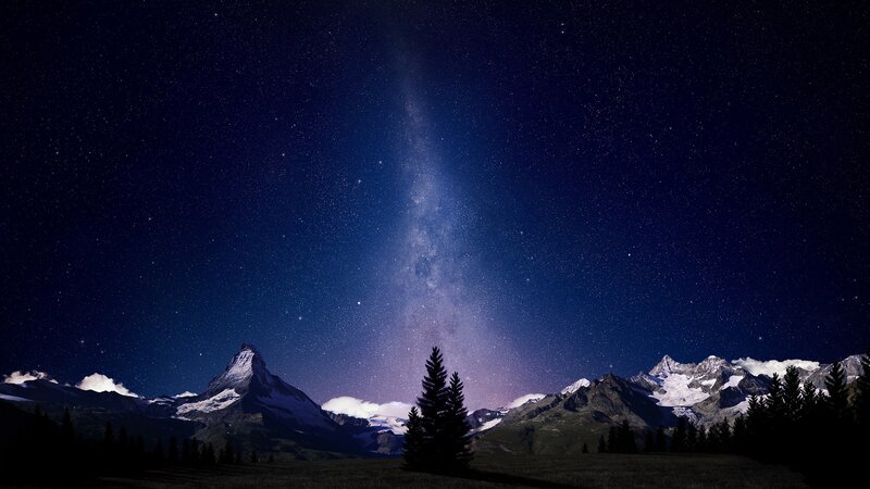 Milky Way over Matterhorn