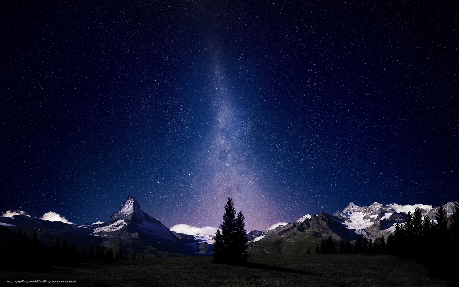 Milky Way over Matterhorn