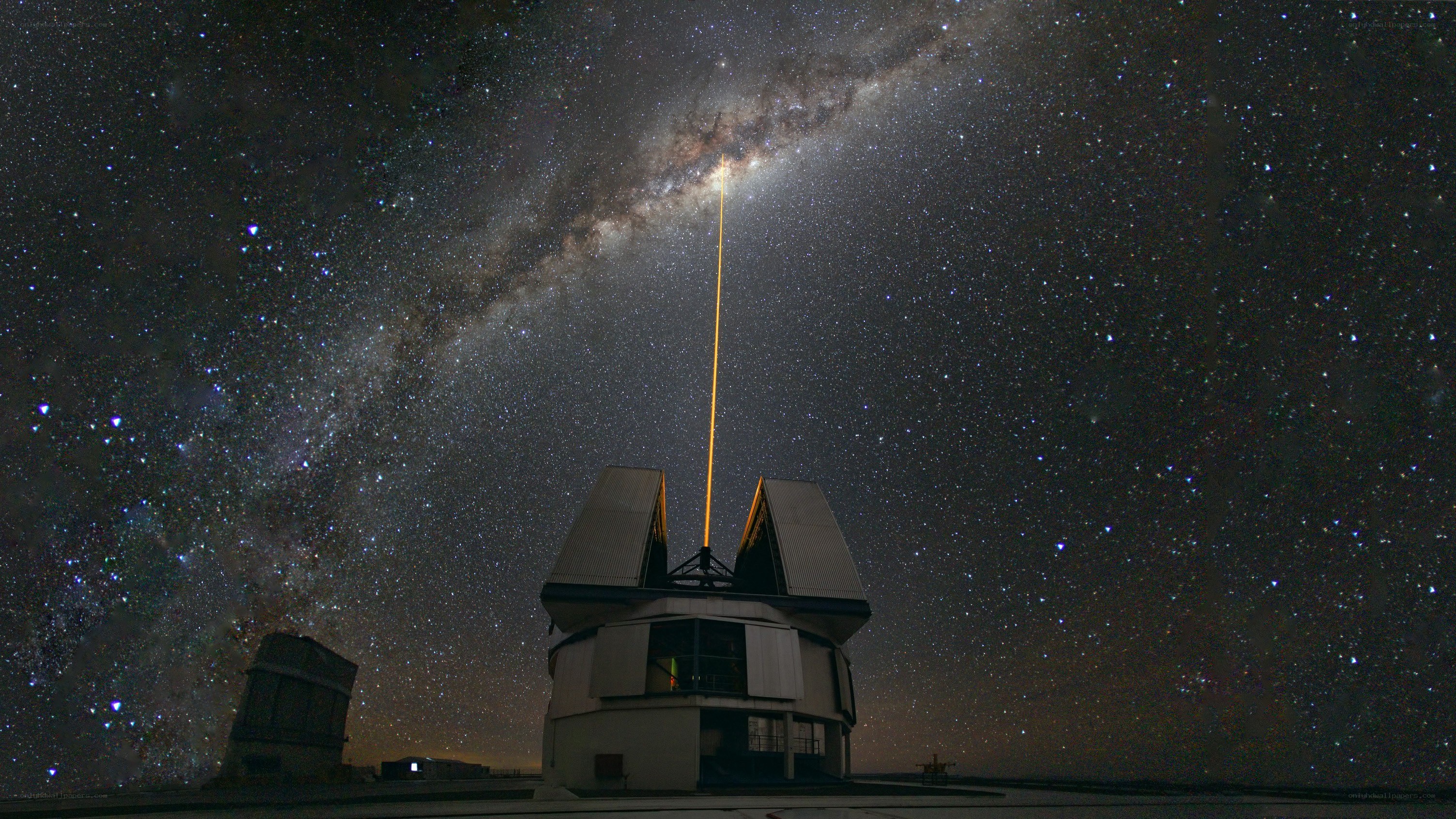 Milky Way over observatory