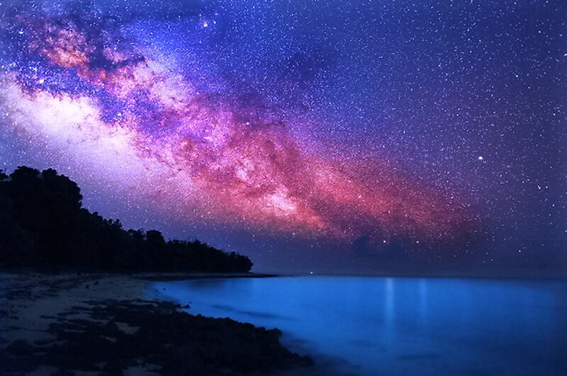 Milky Way over Ocean