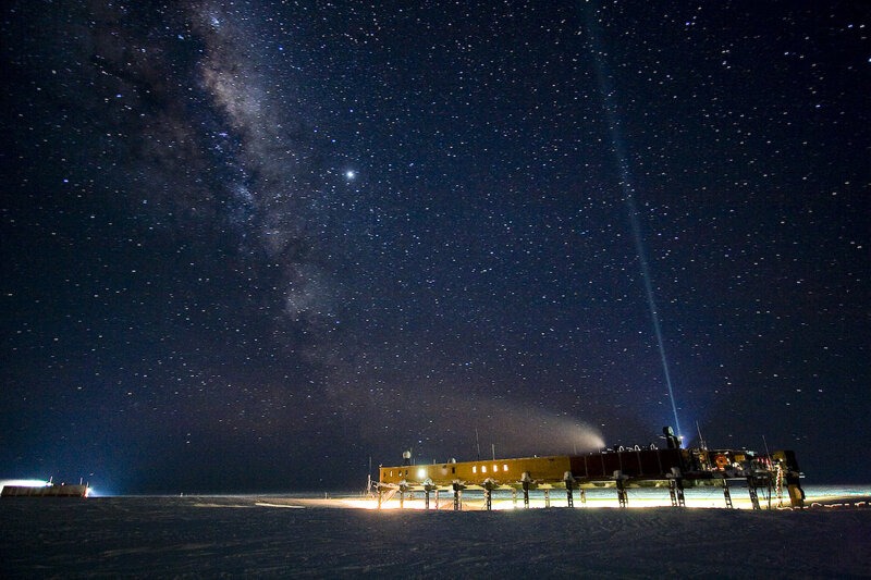 Milky Way over research station