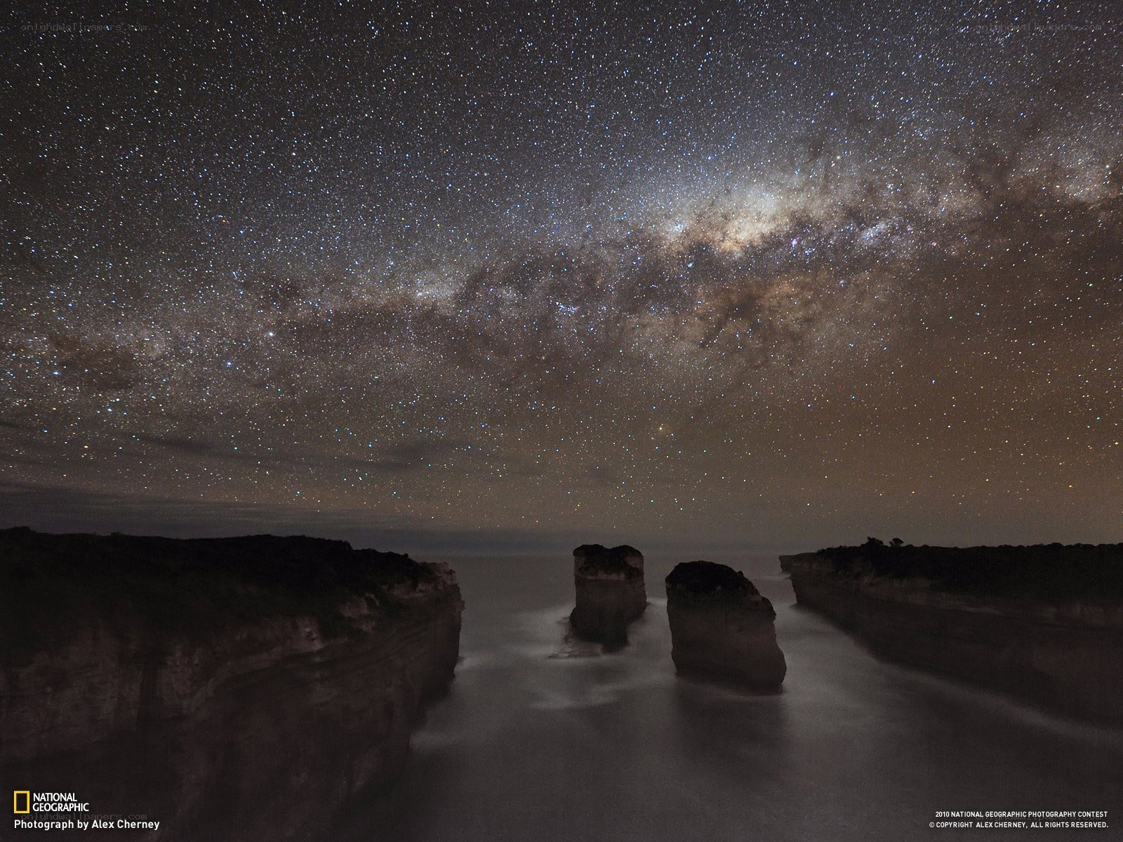 Milky Way over Twelve Apostles