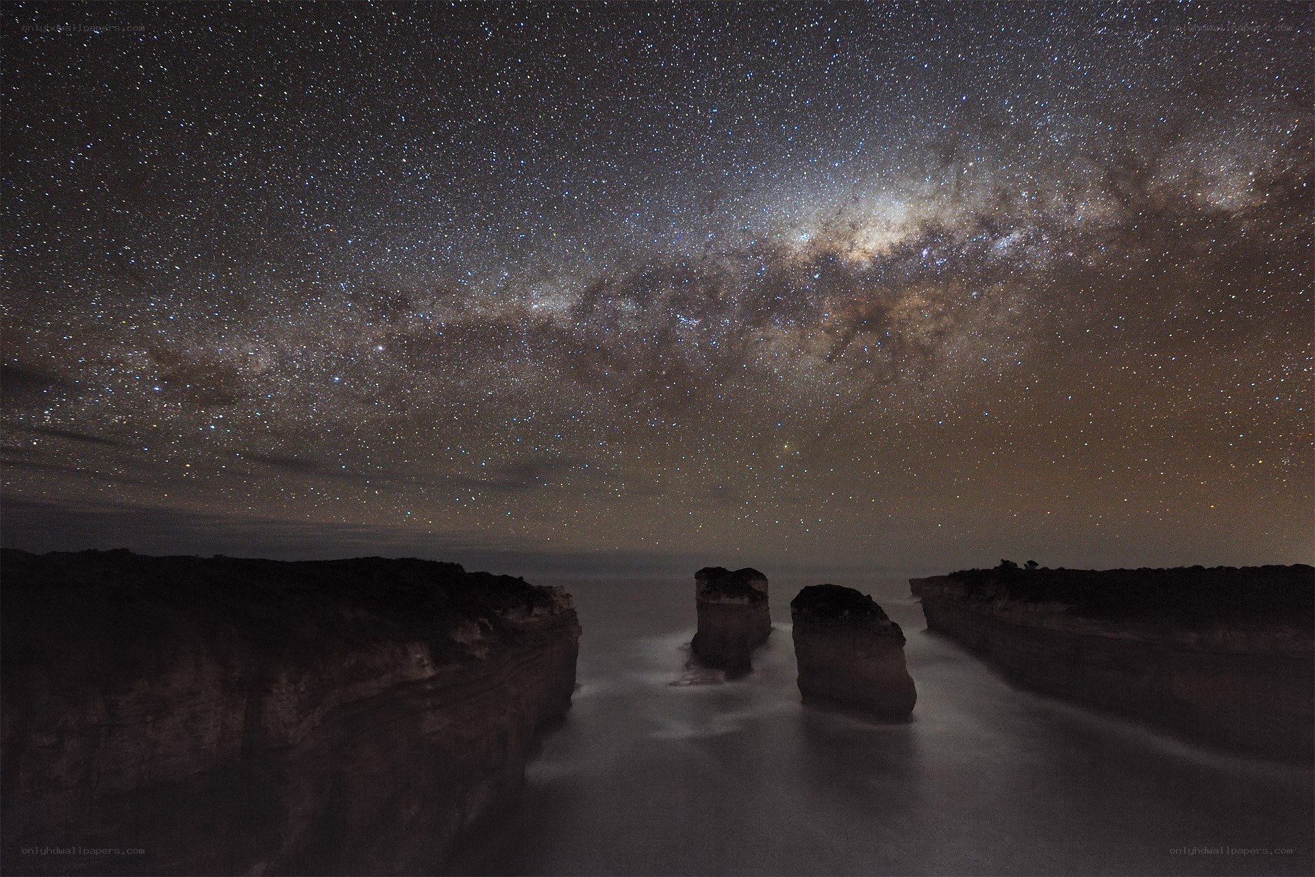 Milky Way over Twelve Apostles