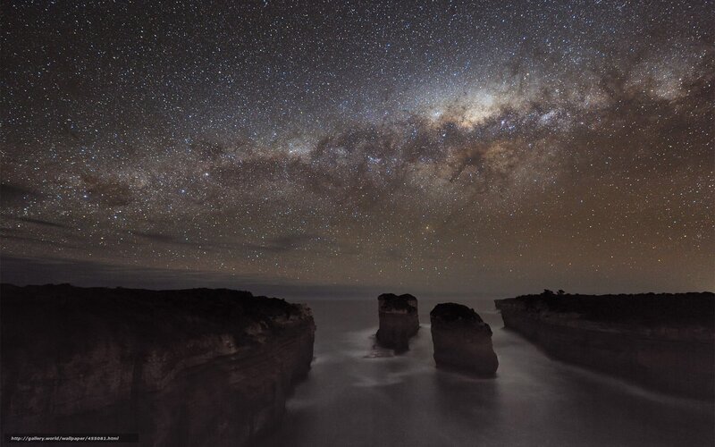 Milky Way over Twelve Apostles