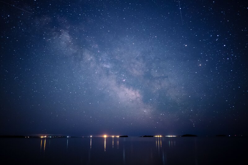 Milky Way over Water