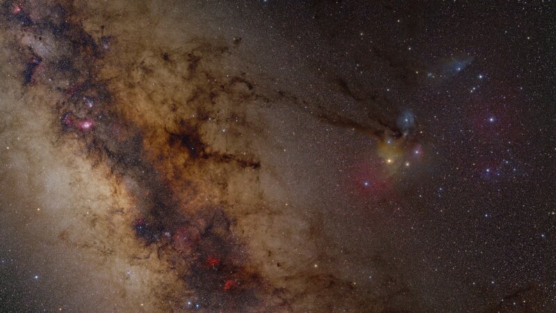 Milky Way star field