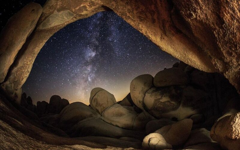 Milky Way Through Rock Arch