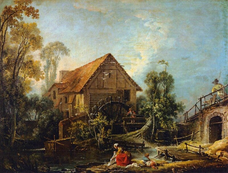 Mill by a River