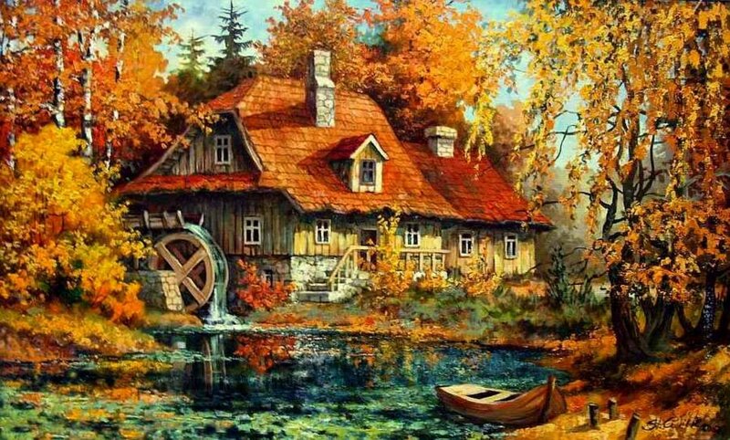 Mill House in Autumn