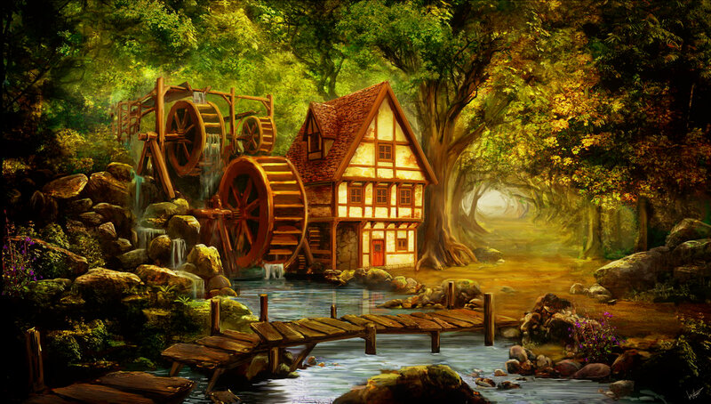 Mill in Forest