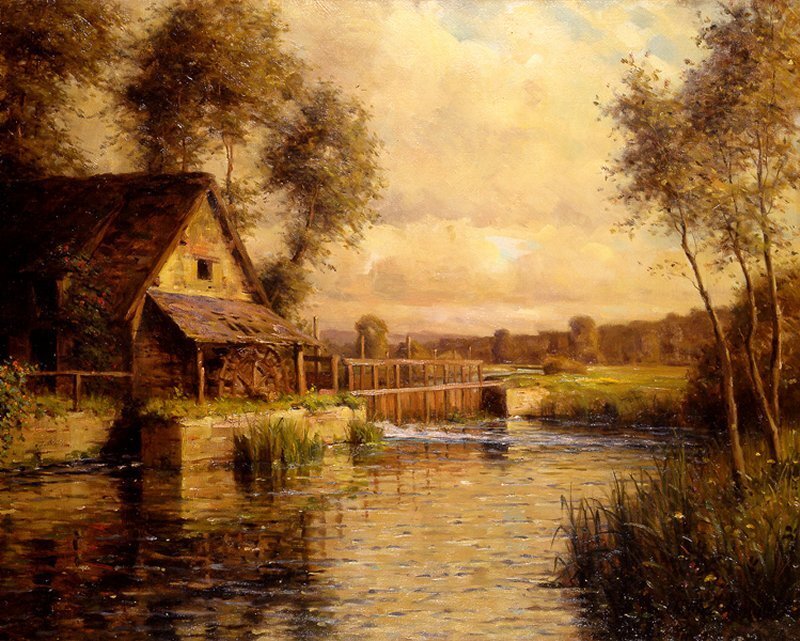Mill on a River