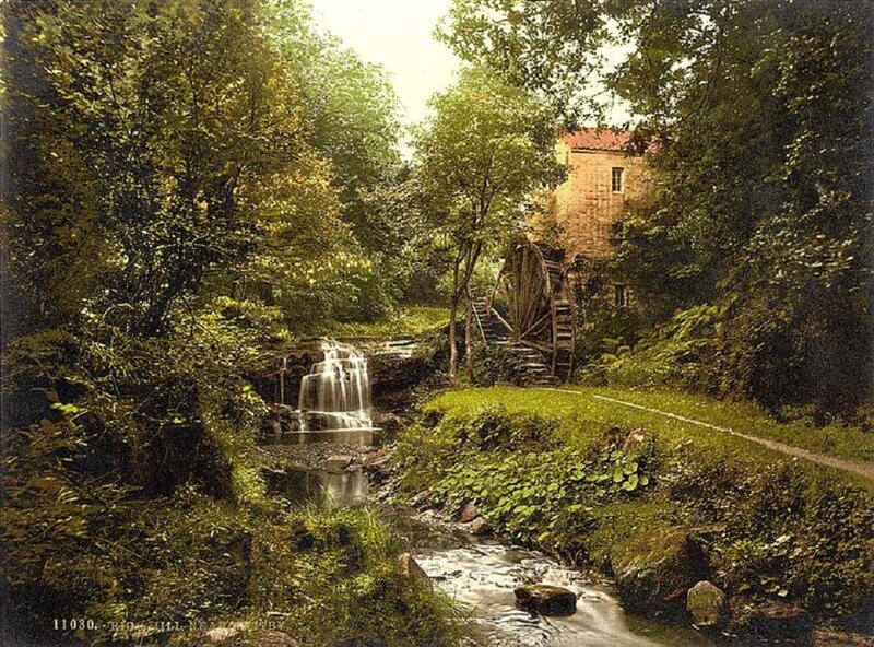 Mill with Waterwheel