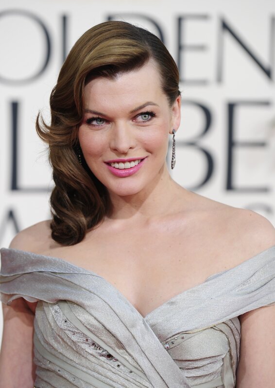 Milla Jovovich at Golden Globes