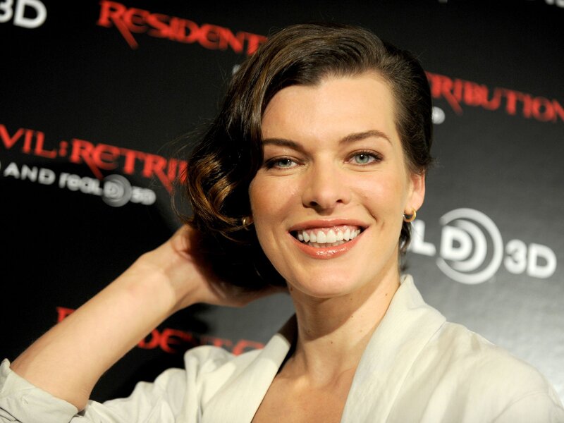Milla Jovovich at Resident Evil event