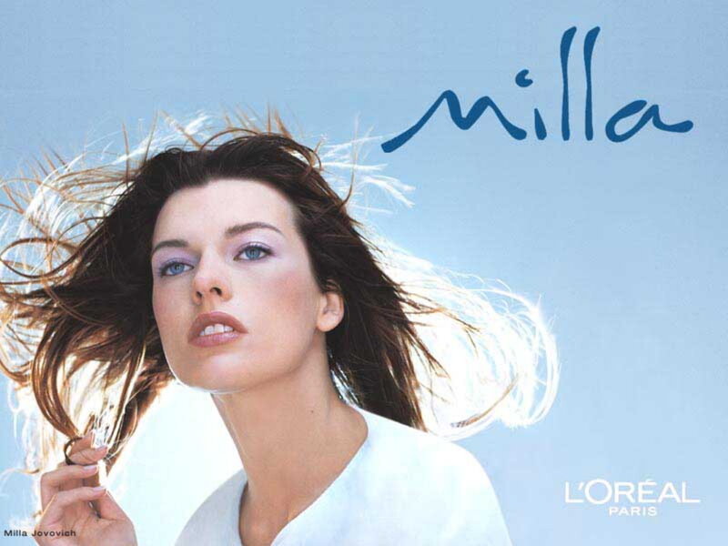 Milla Jovovich for L'Oréal