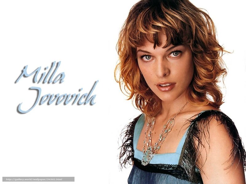Milla Jovovich portrait