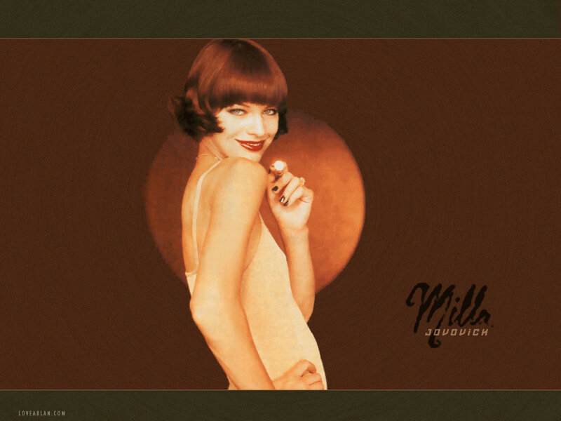 Milla Jovovich portrait